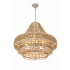 Crystorama Silas 30'' Chandelier in Burnished Silver - Additional View