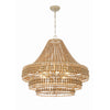 Crystorama Silas 30'' Chandelier in Burnished Silver - Additional View