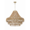 Crystorama Silas 30'' Chandelier in Burnished Silver - Additional View