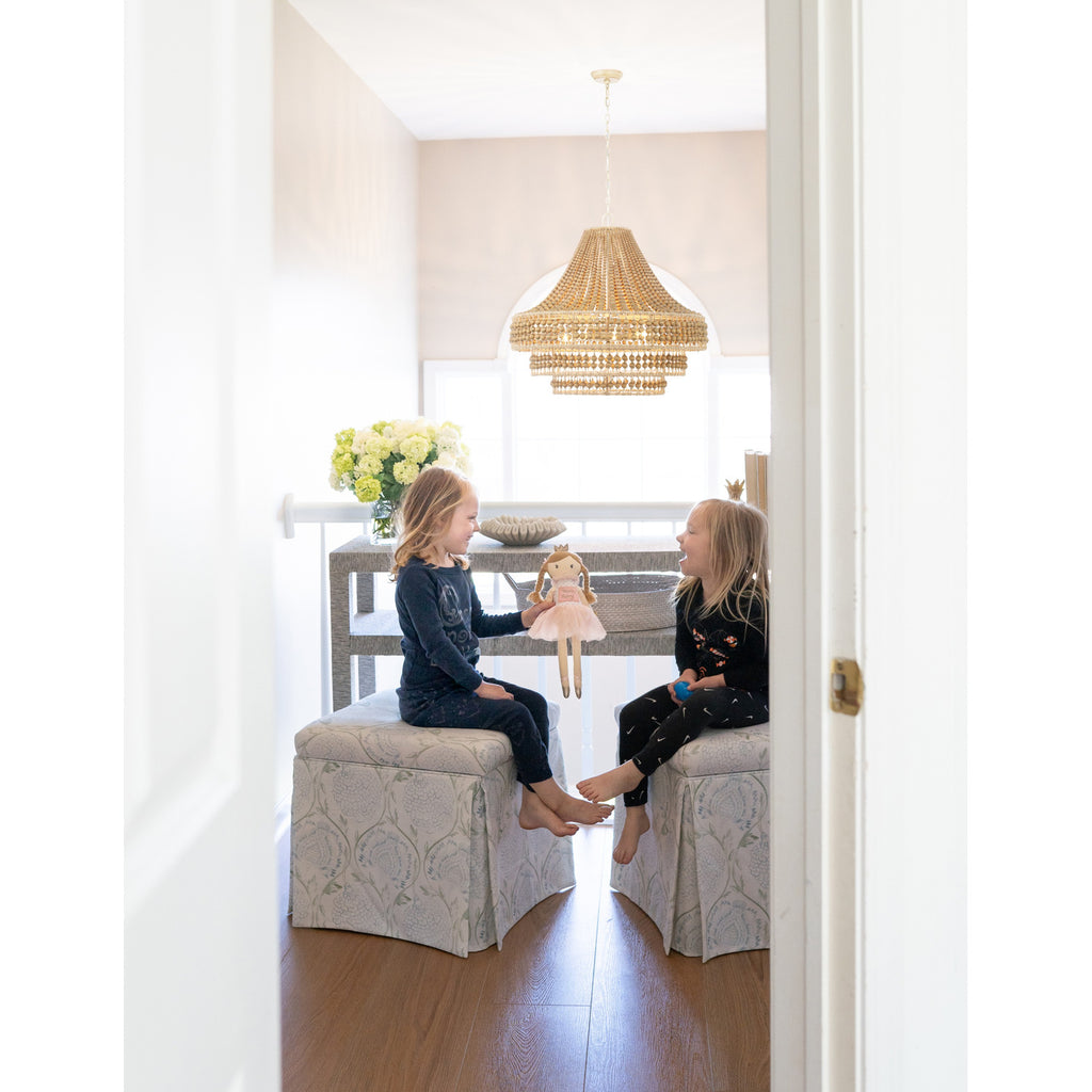 Crystorama Silas 30'' Chandelier in Burnished Silver - Lifestyle View