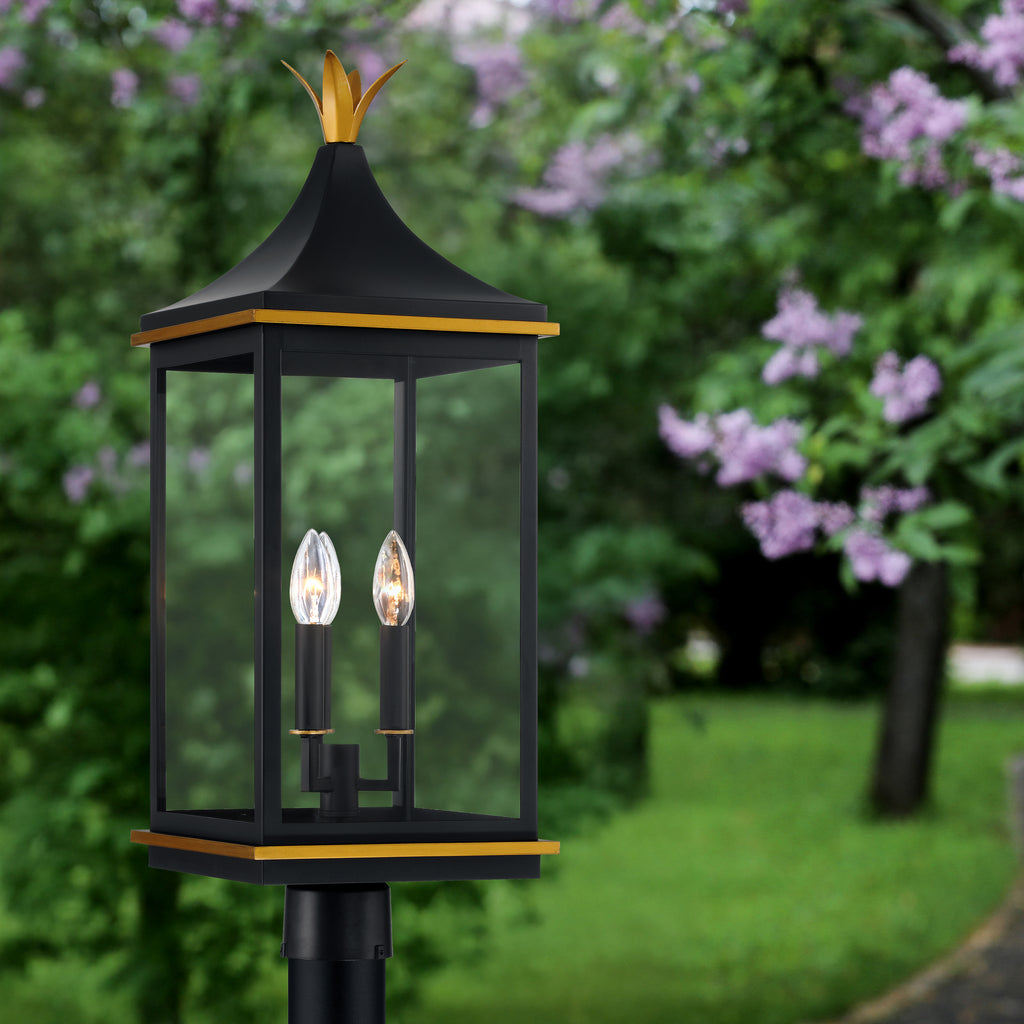 SIM-809-MK-TG Simpson 10'' Outdoor Post | Lifestyle Image
