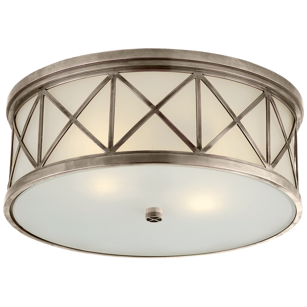 SK4011ANFG Suzanne Kasler Montpelier 3 Light Flush Mount | Main Image