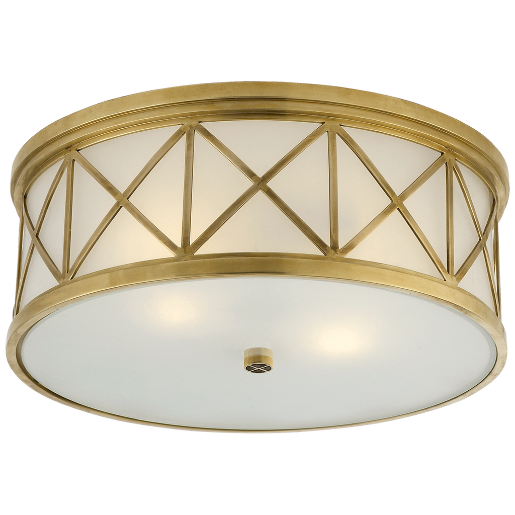 SK4011HABFG Suzanne Kasler Montpelier 3 Light Flush Mount | Main Image