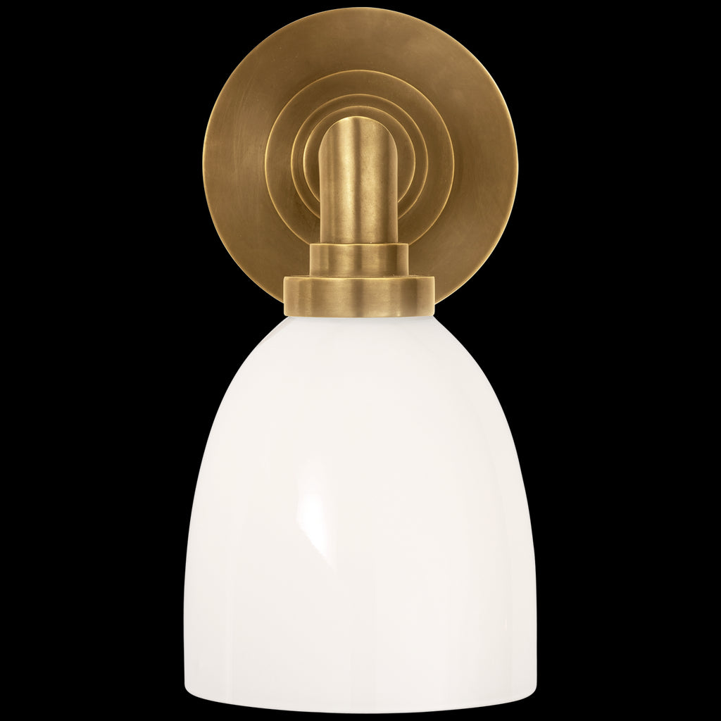 SL2841HABWG Chapman & Myers Wilton 1 Light Bath | Main Image