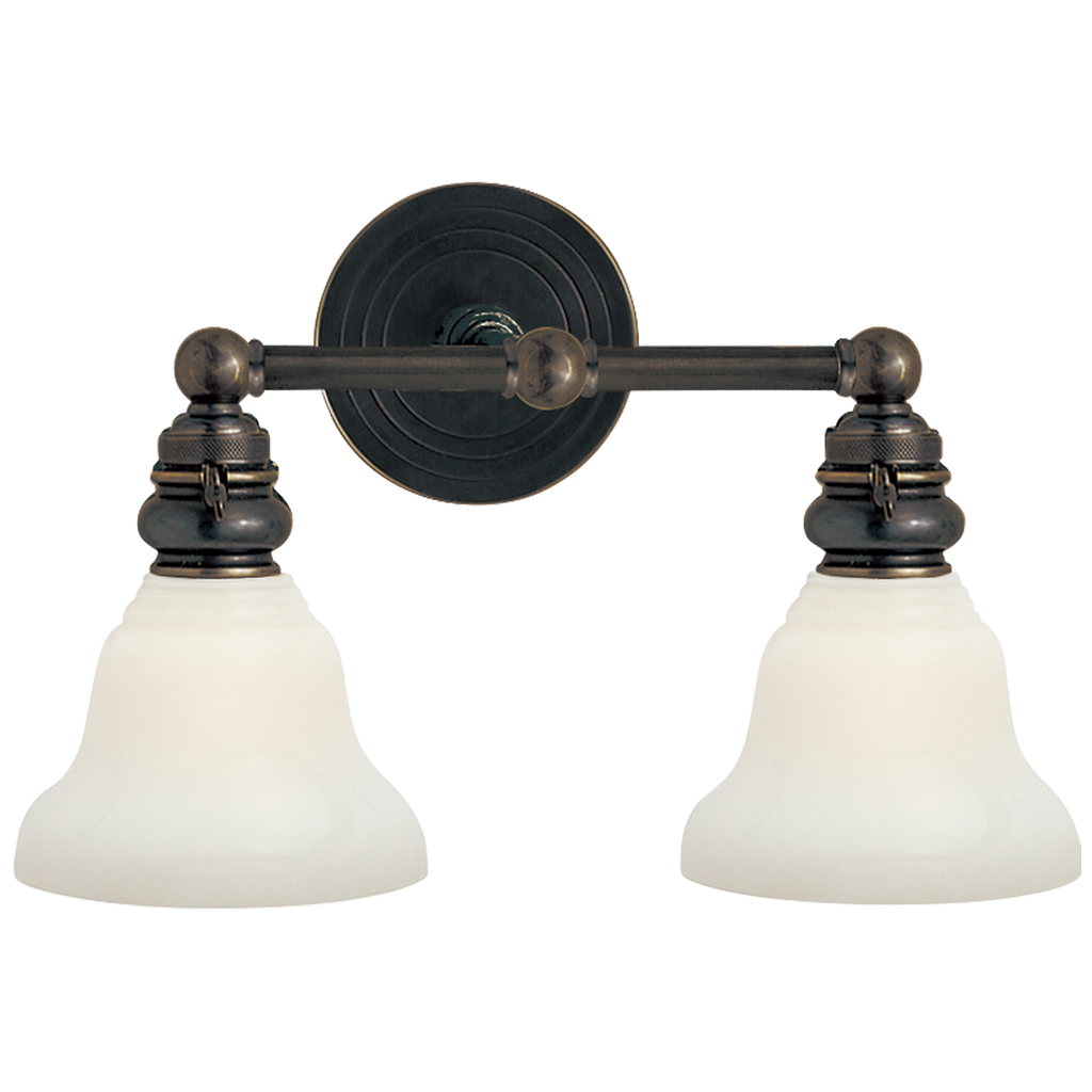 SL2932BZSLEGWG Chapman & Myers Boston 2 Light Bath | Main Image
