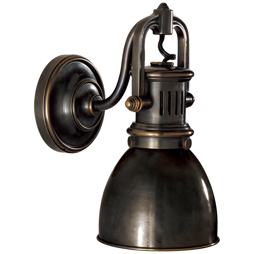 SL2975BZBZ Chapman & Myers Yoke 1 Light Sconce | Main Image
