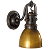 SL2975BZHAB Chapman & Myers Yoke 1 Light Sconce | Main Image