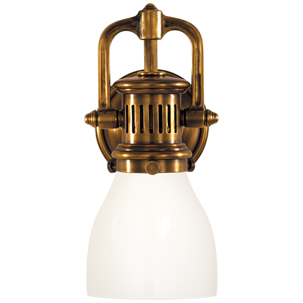 SL2975HABWG Chapman & Myers Yoke 1 Light Sconce | Main Image