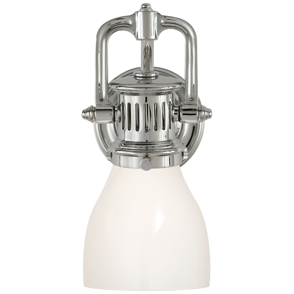 SL2975PNWG Chapman & Myers Yoke 1 Light Sconce | Main Image