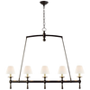 SL5811BZL Chapman & Myers Classic 5 Light Linear Chandelier | Main Image