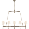SL5811PNL Chapman & Myers Classic 5 Light Linear Chandelier | Main Image