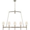 SL5811PNL Chapman & Myers Classic 5 Light Linear Chandelier | Alternate Image