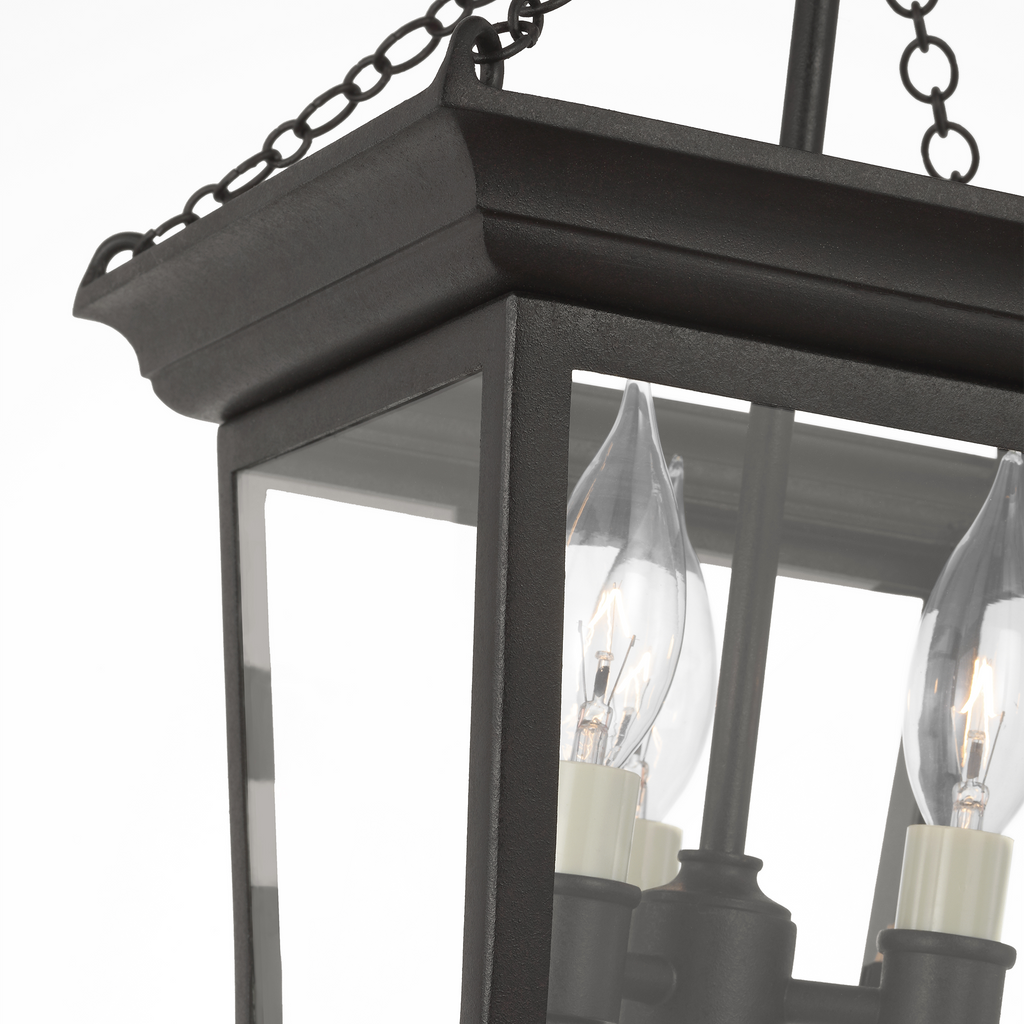 SL5870BR Chapman & Myers Cornice 3 Light Semi Flush Mount | Alternate Image