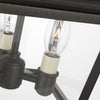 SL5870BR Chapman & Myers Cornice 3 Light Semi Flush Mount | Alternate Image