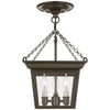 SL5870BZ Chapman & Myers Cornice 3 Light Semi Flush Mount | Alternate Image