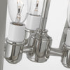 SL5870PN Chapman & Myers Cornice 3 Light Semi Flush Mount | Alternate Image