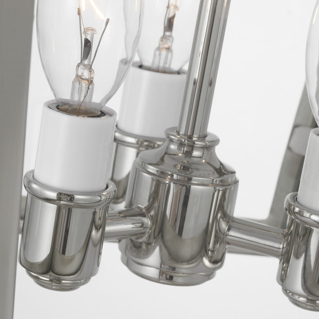 SL5870PN Chapman & Myers Cornice 3 Light Semi Flush Mount | Alternate Image