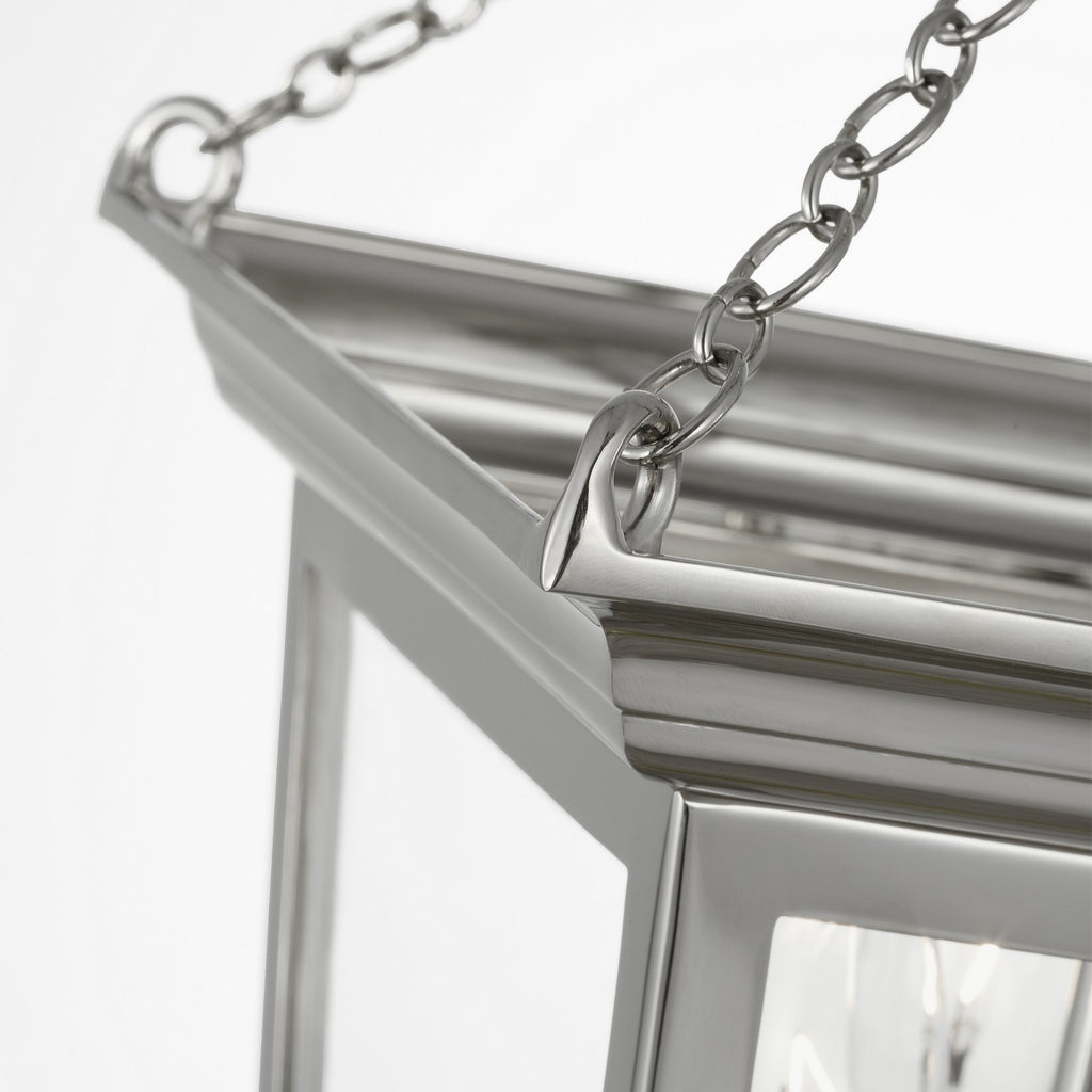 SL5870PN Chapman & Myers Cornice 3 Light Semi Flush Mount | Alternate Image