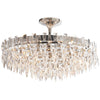 SN4001PN Joe Nye Trillion 10 Light Semi Flush Mount | Alternate Image
