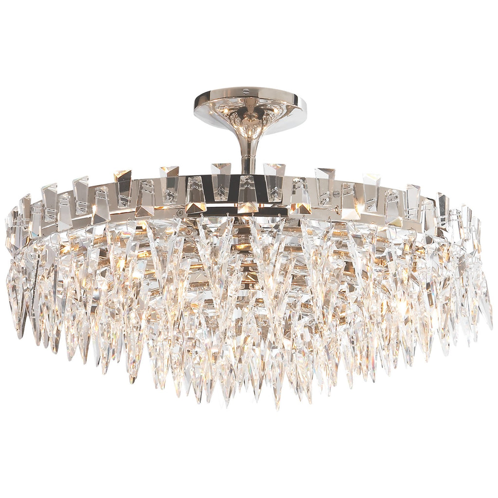 SN4001PN Joe Nye Trillion 10 Light Semi Flush Mount | Alternate Image