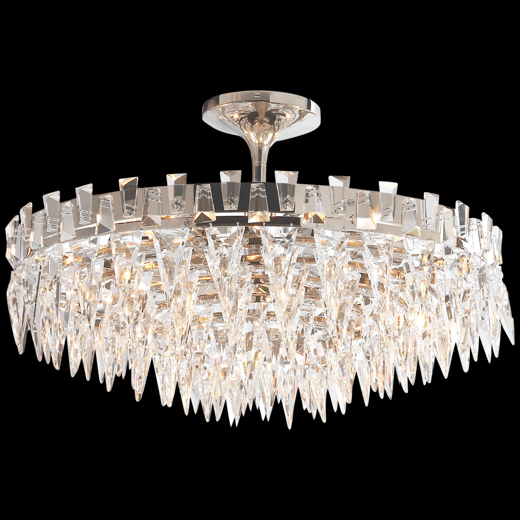 SN4001PN Joe Nye Trillion 10 Light Semi Flush Mount | Main Image