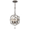 SOL-9325-EB Solaris 3 Light Outdoor Chandelier | Main Image