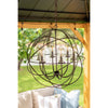 Crystorama Solaris 22.5'' Outdoor Chandelier in English Bronze - Lifestyle View