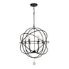 SOL-9328-EB Solaris 6 Light Outdoor Chandelier | Alternate Image