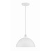 Crystorama Soto 12'' Pendant in White - Additional View