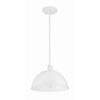 Crystorama Soto 12'' Pendant in White - Additional View
