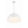 Crystorama Soto 20'' Pendant in White - Additional View