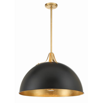 Matte Black + Antique Gold