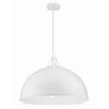 Crystorama Soto 23.5'' Pendant in White - Additional View