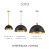Crystorama Soto 23.5'' Pendant - Collection Image