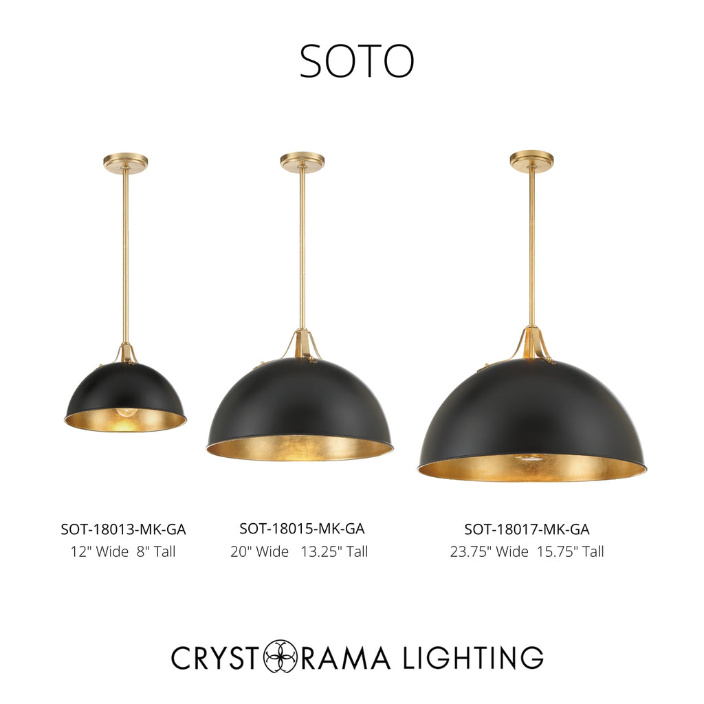 Crystorama Soto 23.5'' Pendant - Collection Image