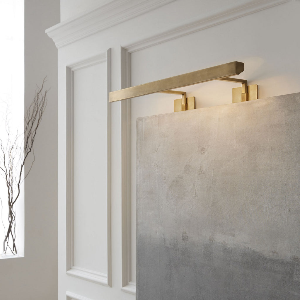 SP2603HAB J. Randall Powers McClain 4 Light Picture Light | Lifestyle Image