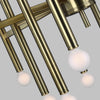 TC10624BBS Beckham Modern 24 Light Chandelier | Alternate Image