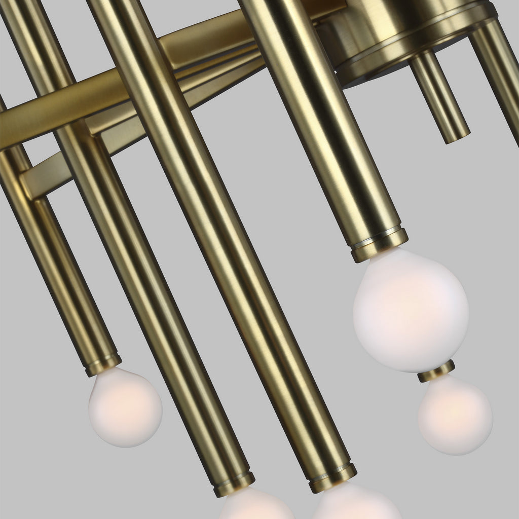 TC10624BBS Beckham Modern 24 Light Chandelier | Alternate Image