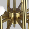 TC10624BBS Beckham Modern 24 Light Chandelier | Alternate Image