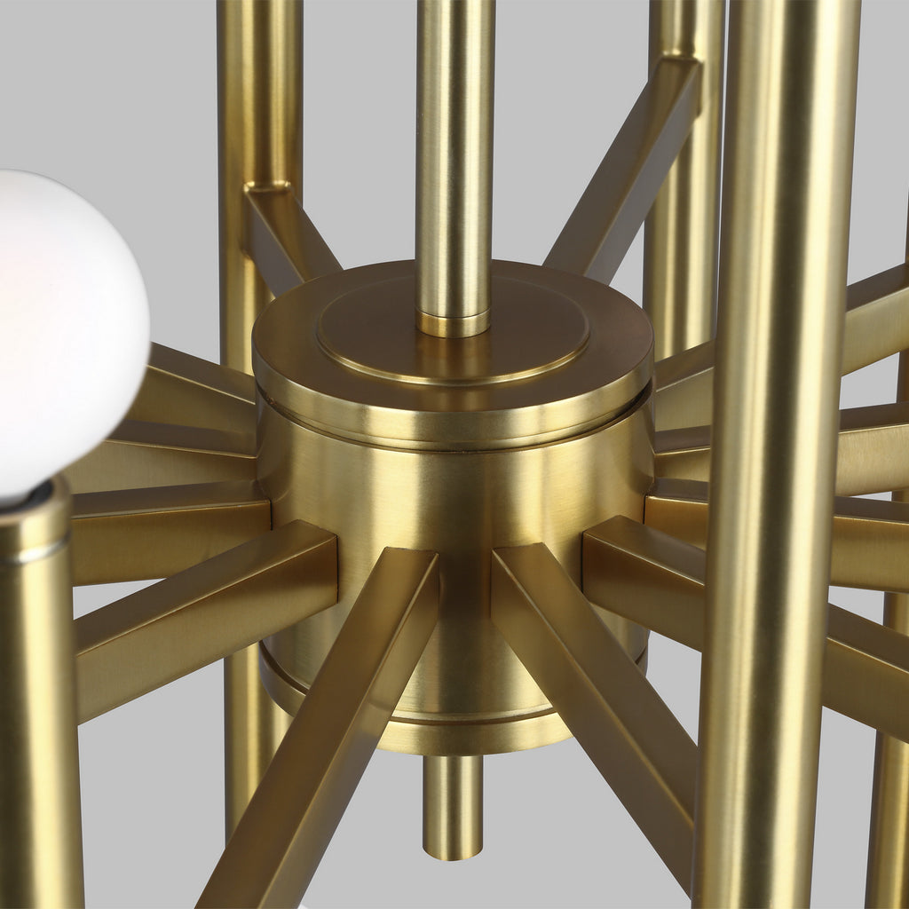 TC10624BBS Beckham Modern 24 Light Chandelier | Alternate Image