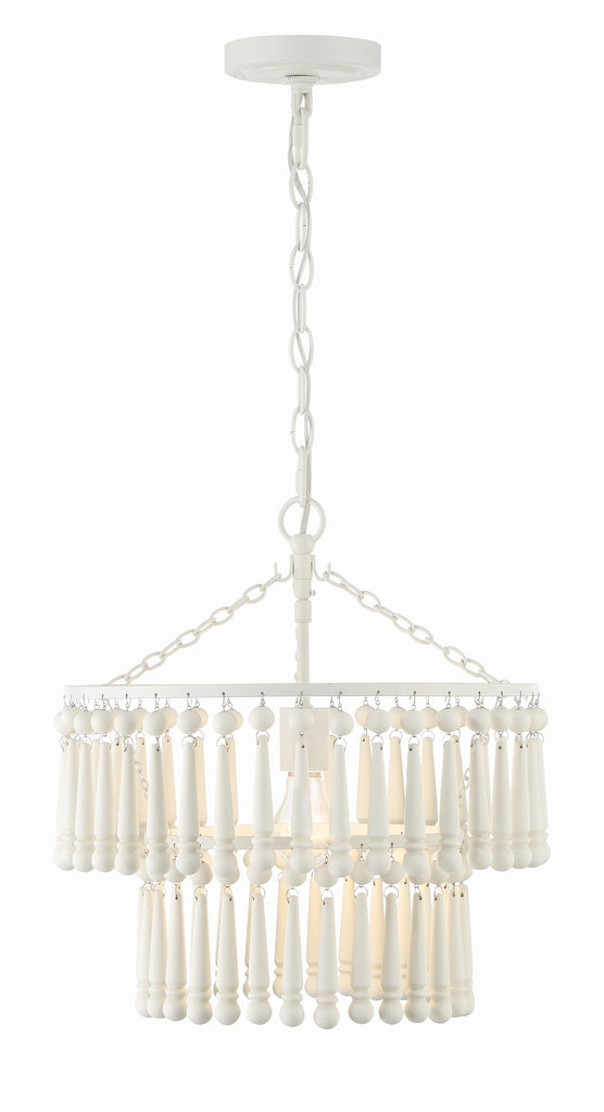 TIA-7100-MT Tiana 1 Light Chandelier | Alternate Image