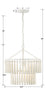 TIA-7100-MT Tiana 1 Light Chandelier | Dimensions Image