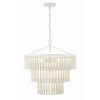 Crystorama Tiana 20.5'' Chandelier in Matte White - Additional View