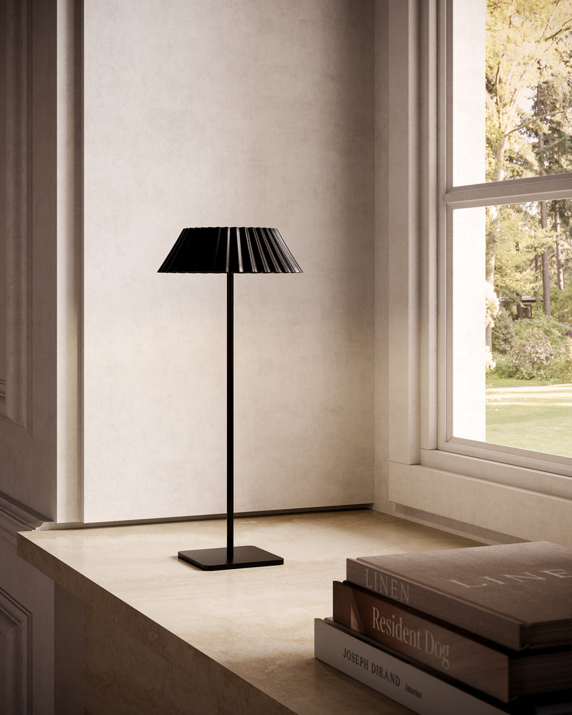 TL66714-BK Pela 1 Light Table Lamp | Lifestyle Image
