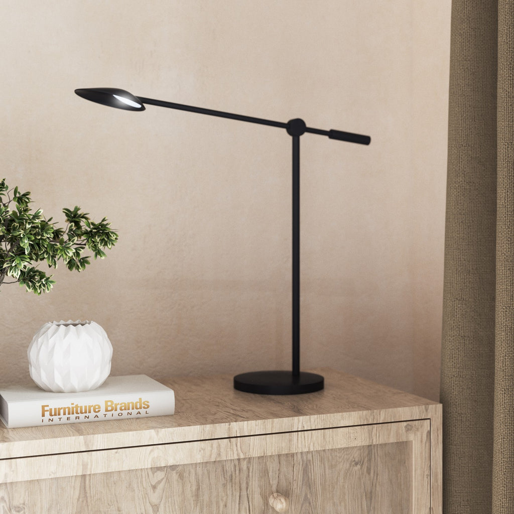 TL90118-BK Ryan Pauly Rotaire 1 Light Table Lamp | Lifestyle Image