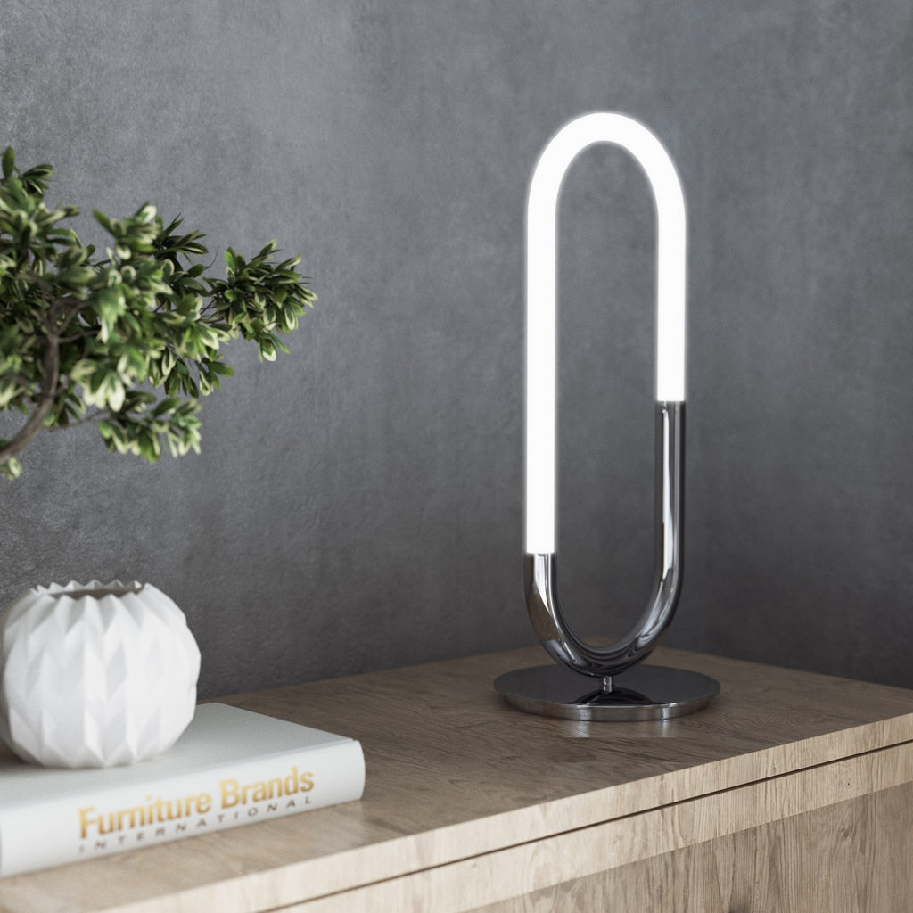 TL95121-CH Ryan Pauly Huron 1 Light Table Lamp | Lifestyle Image