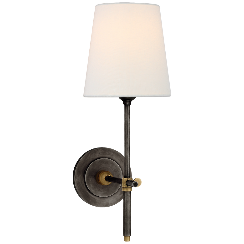 TOB2002BZHABL Thomas O'Brien Bryant 1 Light Sconce | Main Image