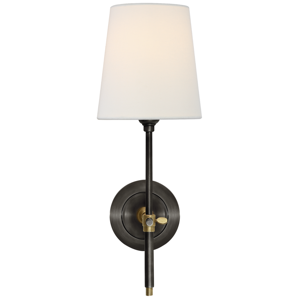 TOB2002BZHABL Thomas O'Brien Bryant 1 Light Sconce | Alternate Image