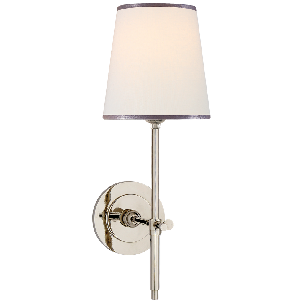 TOB2002PNLST Thomas O'Brien Bryant 1 Light Sconce | Main Image