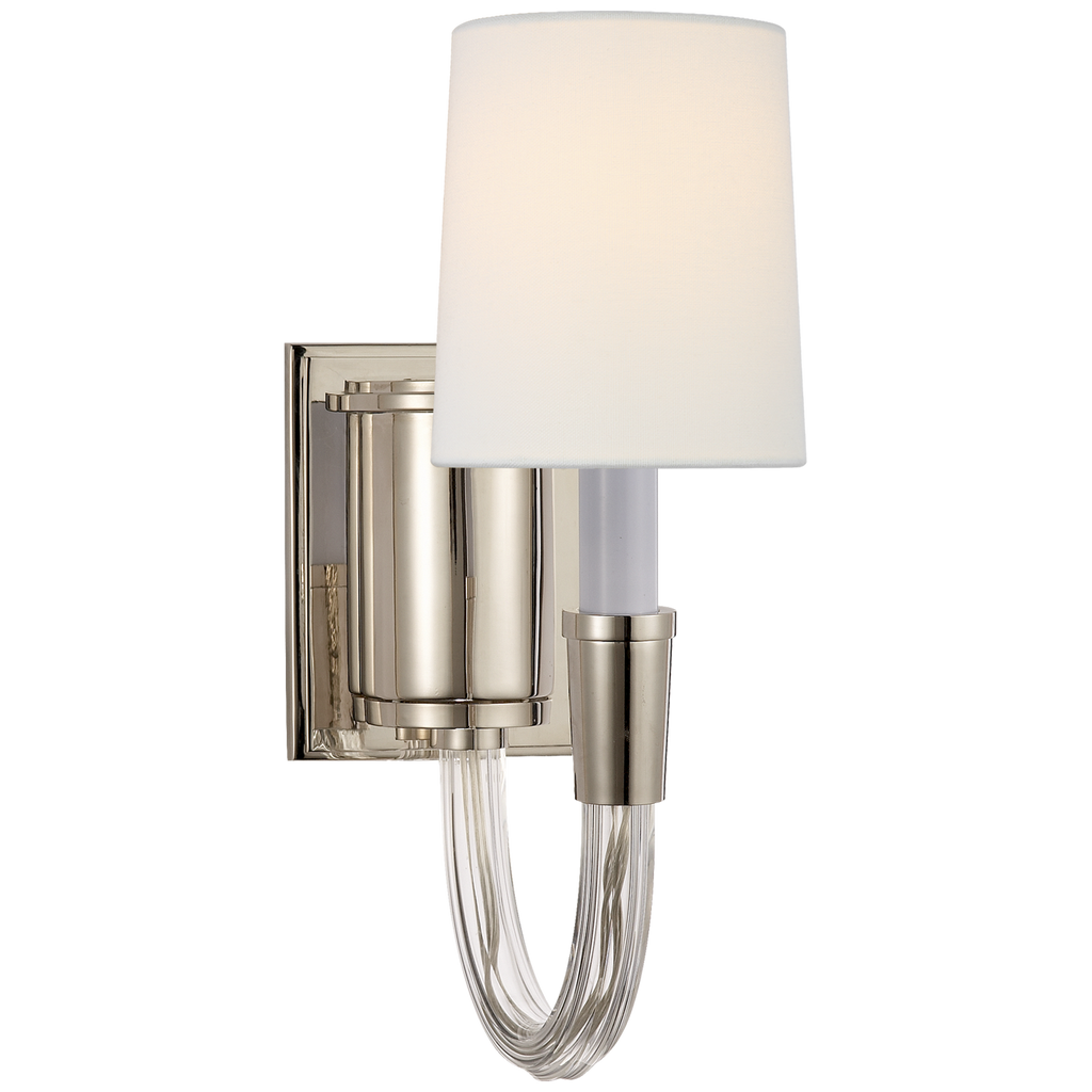 TOB2032PNL Thomas O'Brien Vivian 1 Light Sconce | Alternate Image